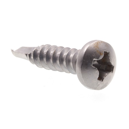 Prime-Line Sheet Metal Screw, Self-Drill, Pan, Phil No. 6 X 5/8in Grade 410 Stainless Steel 50PK 9029414